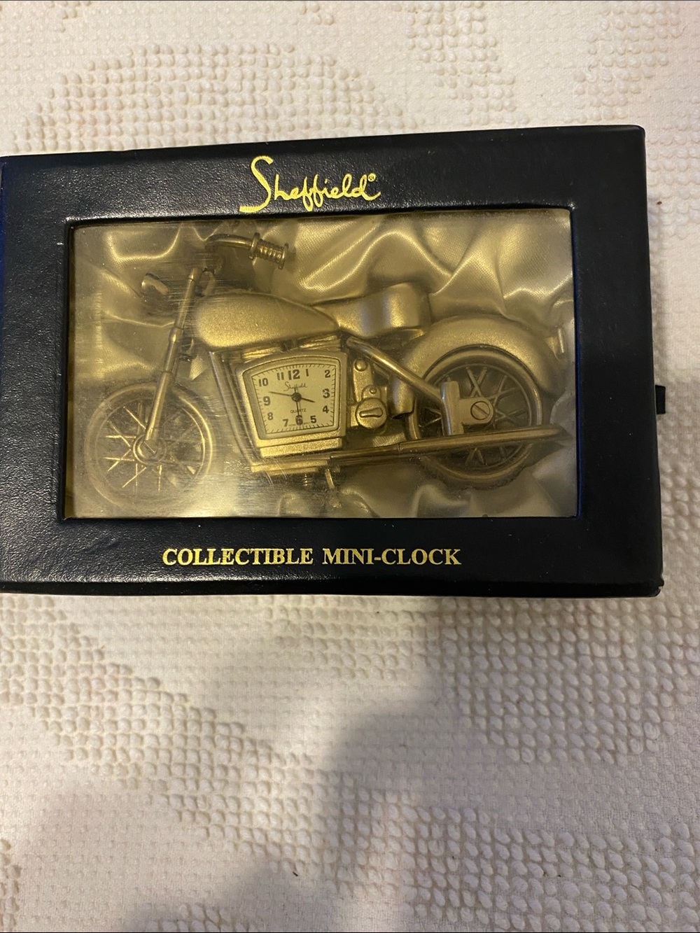 Sheffield  Motorcycle Mini Clock - Men's Accessory